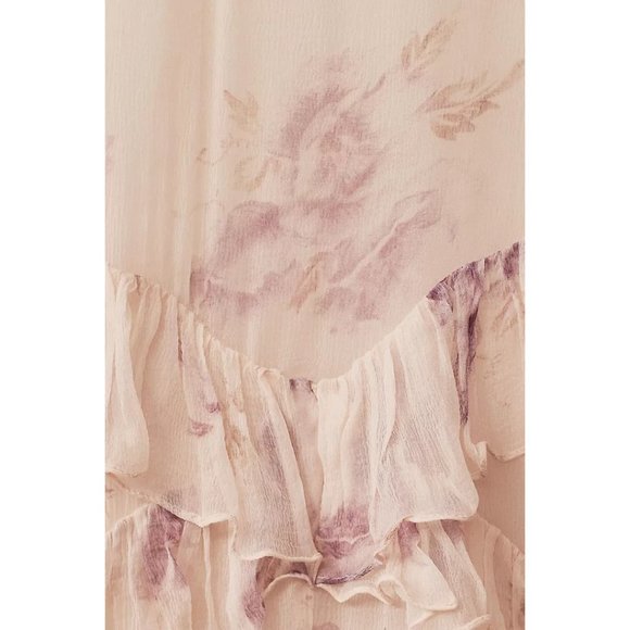 NWT $600 BHLDN THERESE PURPLE & PINK FLORAL MAXI DRESS SIZE MEDIUM SOLD OUT! - Picture 6 of 9